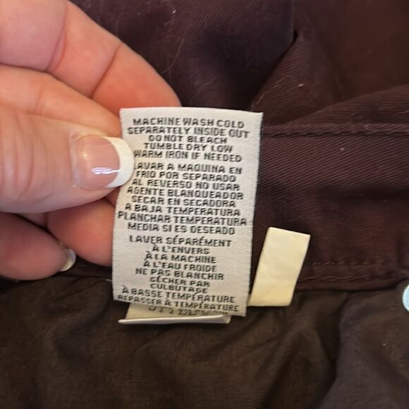 YMI Wannabetta butt? burgundy black cuffed pants Size 11 - Picture 12 of 12